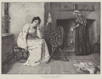 When Lubin is Away by George Goodwin Kilburne
